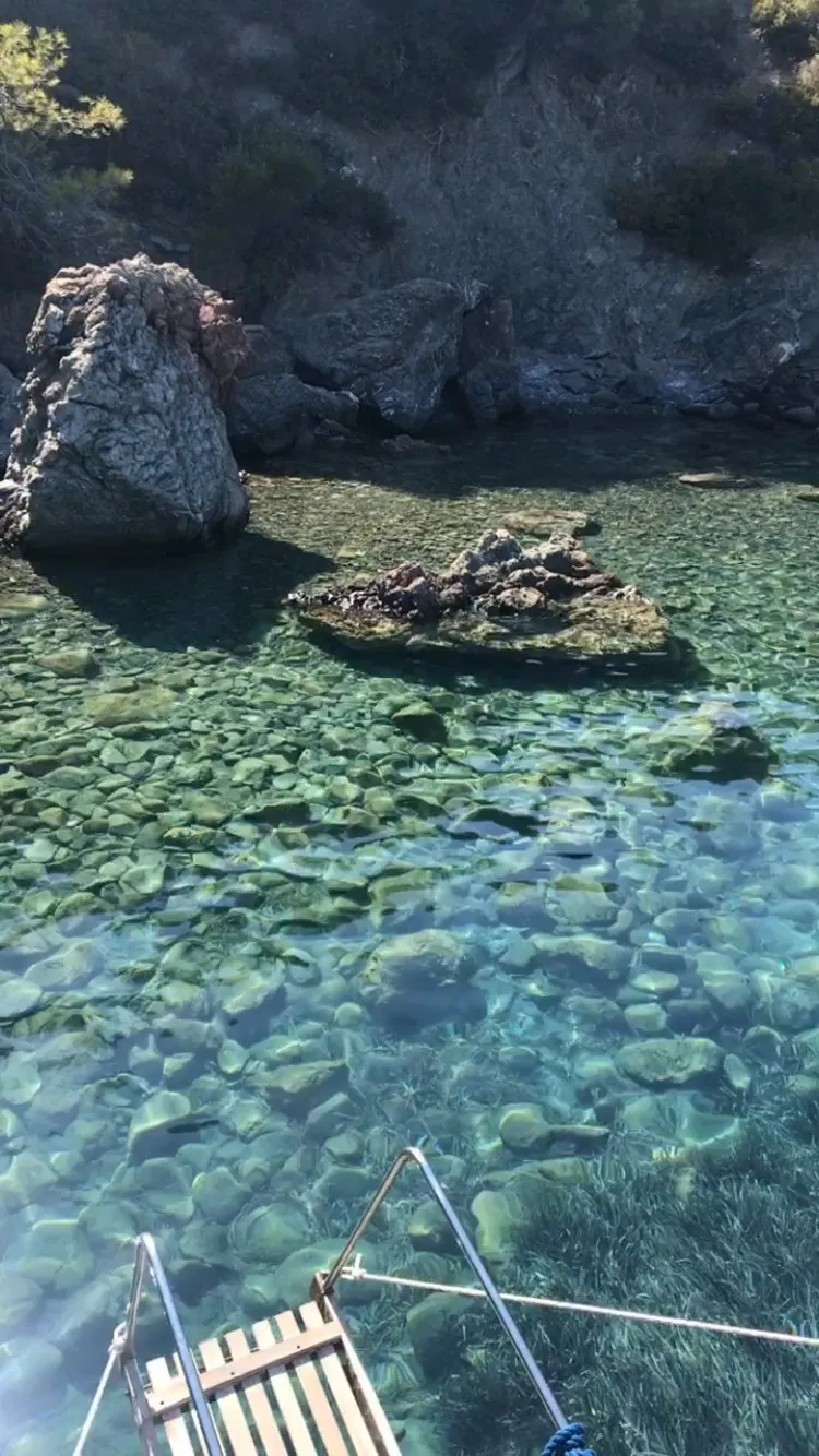 Datça saklı koyda cam gibi deniz