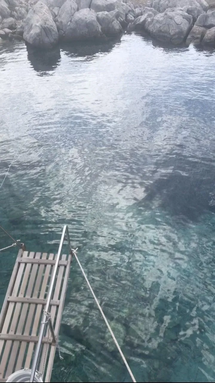 Datça saklı koyda cam gibi deniz
